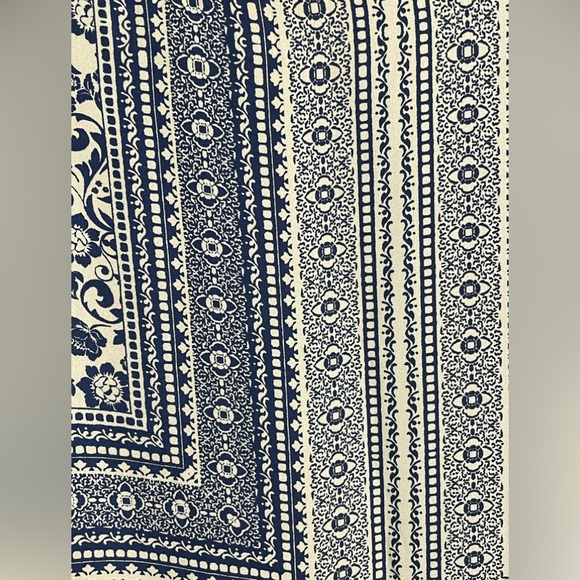 Luxology | Women’s Cold Shoulder White & Blue Dress | NWT | Size: 14 - Picture 6 of 9